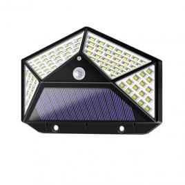 Lampa Solara cu Senzor De Miscare 100 de LED-uri,  raza de 120 Grade, Baterie 1800 mAh