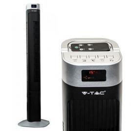 Ventilator turn v-tac, 55w, 3 viteze, inaltime120cm, display, telecomanda