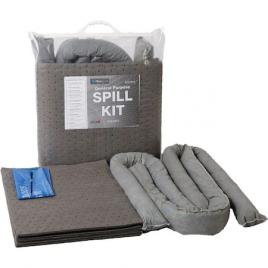 Kit universal de interventie rapida pentru scurgeri de lichide industriale - 70L gri