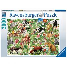 Puzzle jungla ravensburger 2000 piese