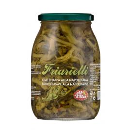 Conserva italiana din broccoli in ulei de floarea soarelui di vita friarielli 970ml