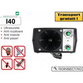 Aparat Industrial Cu Ultrasunete Impotriva Pasarilor, Insectelor Si Rozatoarelor - Pestmaster I40 - 400mp