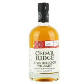 Cedar ridge iowa bourbon wihiskey, whisky 0.7l
