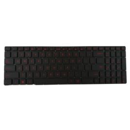 Tastatura laptop pentru ASUS G551JW BLACK with RED BACKLIT
