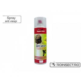 Spray Anti Viespi SuperKill Cu Jet De Pulverizare Pana La 4m Pentru Eliminarea Cuiburilor De Viespi 500ml