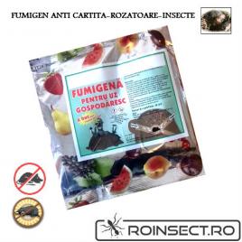 Fumigena Impotriva Cartitelor, Soarecilor, Sobolanilor De Camp, Coropisnitelor Si Insectelor Zburatoare - 6 Buc./Pachet