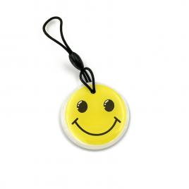 Cartela interfon tag em4305 clonabil din epoxy - set 10 bucati - smiley model 1