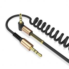 Cablu audio jack 3.5 1.8m spiralat