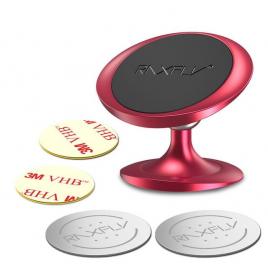 Suport stand adeziv 360° rosu pentru telefon iphone/huawei/xiaomi/samsung/sony