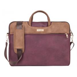 Geanta notebook Tracer 15.6 Burgundy PU piele