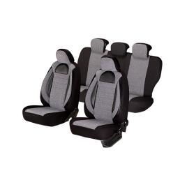 SET HUSE SCAUN RACING GRI - NEGRU