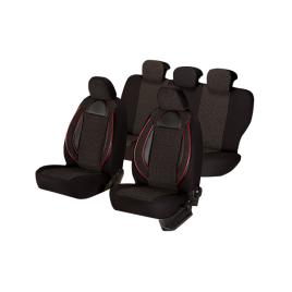 SET HUSE SCAUN RACING NEGRU