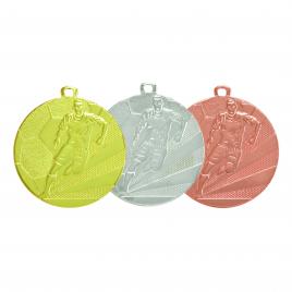 Medalii Fotbal 3 bucati Auriu, Argintiu, Bronz cu 5 cm diametru
