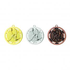 Medalii Fotbal 3 bucati Auriu, Argintiu, Bronz cu 5 cm diametru