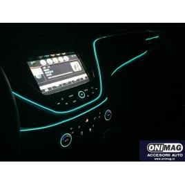 Neon lumina ambientala auto 3m albastru marin