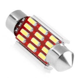 Set 2 becuri cu led c5w festoon 12 smd canbus