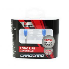 Carguard - set de 2 becuri halogen h1 +100% intensitate - long life