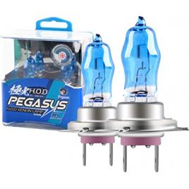 Set 2 becuri auto h7 cu halogen skyline lumina alba 12v 100w pro