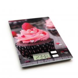 Vog und arths - cântar de bucătărie 5 kg model „muffin roz”