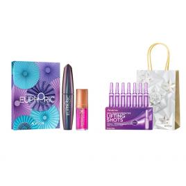 Set 2 buc. : Set Anew Peptide si Set cadou Mascara Euphoric & Ulei de buze