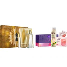 Set 2 buc. : Set LiiV cu aloe si colagen si Set cadou Attraction pentru Ea