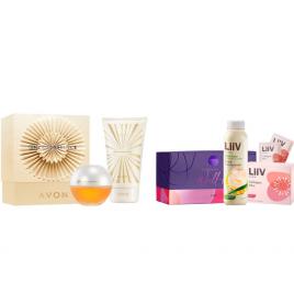 Set 2 buc. : Set LiiV cu aloe si colagen si Set cadou Incandessence pentru Ea