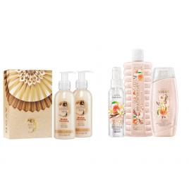 Set 2 buc. : Set Peach Velvet si Set cadou cu sapun si crema