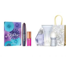 Set 2 buc. : Set Perceive pentru Ea si Set cadou Mascara Euphoric & Ulei de buze