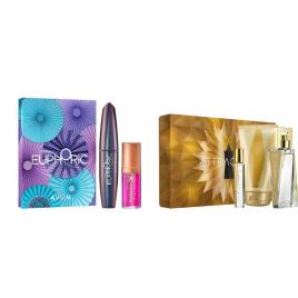 Set 2 buc. : Set cadou Attraction pentru Ea si Set cadou Mascara Euphoric & Ulei de buze