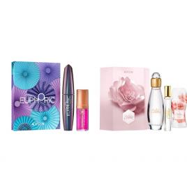 Set 2 buc. : Set cadou Célèbre pentru Ea si Set cadou Mascara Euphoric & Ulei de buze