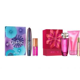 Set 2 buc. : Set cadou Eve Embrace pentru Ea si Set cadou Mascara Euphoric & Ulei de buze