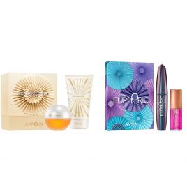 Set 2 buc. : Set cadou Mascara Euphoric & Ulei de buze si Set cadou Incandessence pentru Ea