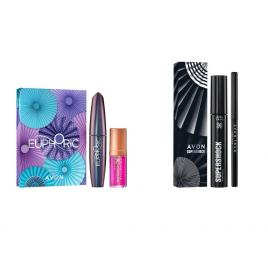 Set 2 buc. : Set cadou pentru un machiaj de sarbatoare si Set cadou Mascara Euphoric & Ulei de buze