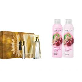 Set 2 buc. : Set catifelat cu cirese si Set cadou Attraction pentru Ea