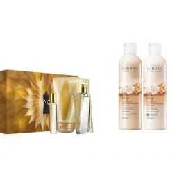 Set 2 buc. : Set catifelat cu vanilie si Set cadou Attraction pentru Ea
