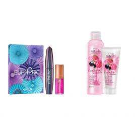 Set 2 buc. : Set parfumat Naturals Cocktail si Set cadou Mascara Euphoric & Ulei de buze