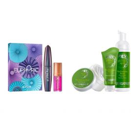 Set 2 buc. : Set pentru improspatarea tenului si Set cadou Mascara Euphoric & Ulei de buze