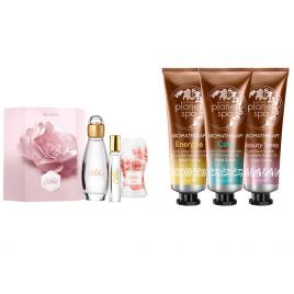 Set 2 buc. : Set pentru maini catifelate Planet Spa si Set cadou Célèbre pentru Ea