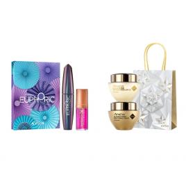 Set 2 buc. : Set pentru zi si noapte Anew Ultimate si Set cadou Mascara Euphoric & Ulei de buze