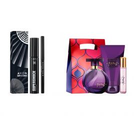 Set 2 buc. : Set Far Away Rebel si Set cadou pentru un machiaj de sarbatoare