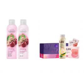 Set 2 buc. : Set LiiV cu aloe si colagen si Set catifelat cu cirese