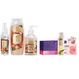 Set 2 buc. : Set LiiV cu aloe si colagen si Set de sarbatori Gingerbread