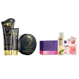 Set 2 buc. : Set LiiV cu aloe si colagen si Set pentru fata Black Caviar