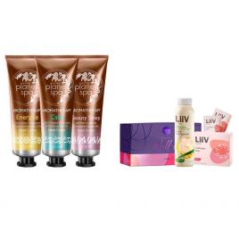 Set 2 buc. : Set LiiV cu aloe si colagen si Set pentru maini catifelate Planet Spa