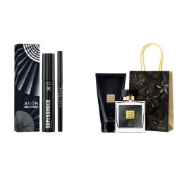 Set 2 buc. : Set Litle Black Dress pentru Ea si Set cadou pentru un machiaj de sarbatoare
