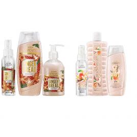 Set 2 buc. : Set Peach Velvet si Set de sarbatori Gingerbread