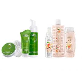 Set 2 buc. : Set Peach Velvet si Set pentru improspatarea tenului