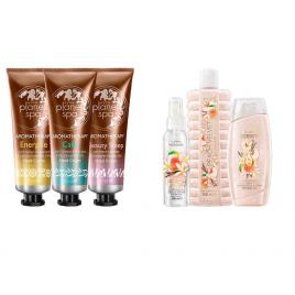 Set 2 buc. : Set Peach Velvet si Set pentru maini catifelate Planet Spa