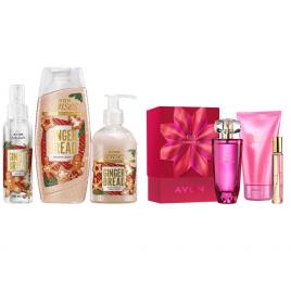 Set 2 buc. : Set cadou Eve Embrace pentru Ea si Set de sarbatori Gingerbread