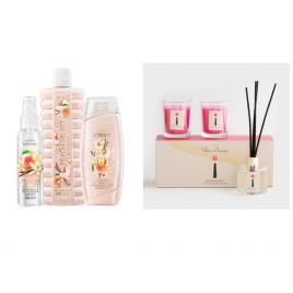 Set 2 buc. : Set cadou Far Away si Set Peach Velvet